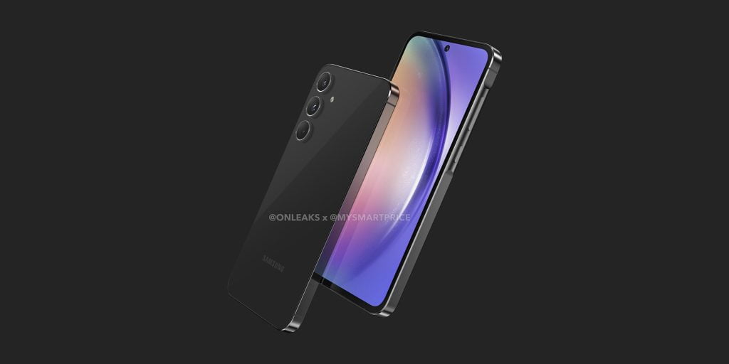 Så här ser Samsung Galaxy A55 ut, har troligen en mycket udda design för volym och strömknappen