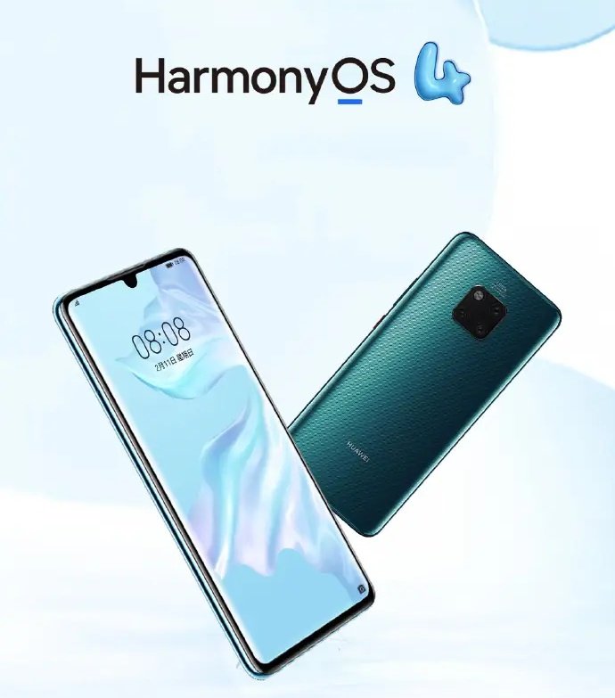 Många äldre Huawei-enheter kommer snart få HarmonyOS 4, bland annat P30 och Mate 20