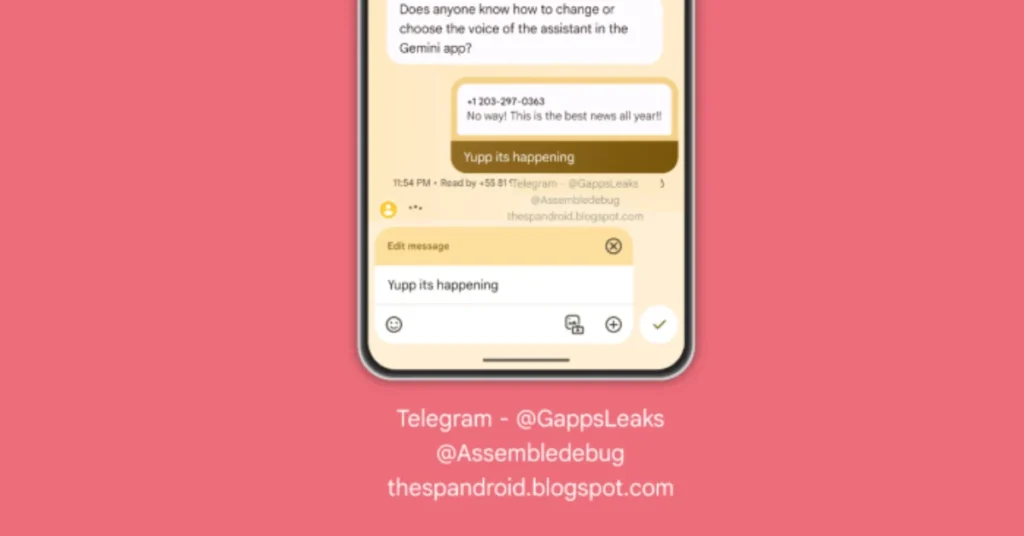 Google Messages Message Editing1