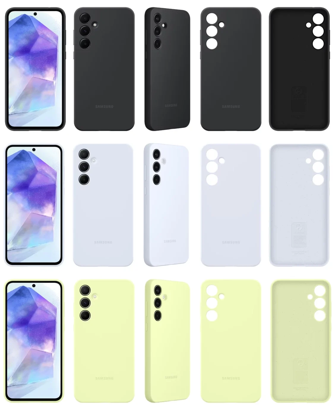 Officiella skal till Samsung Galaxy A55 läcker ut
