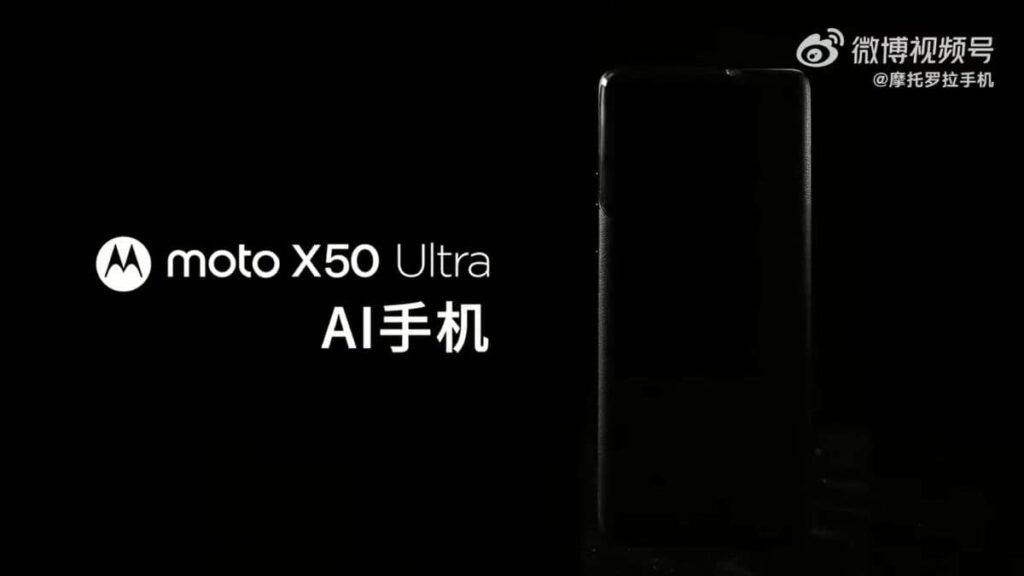 Moto X50 Ultra AI Teaser Video in China