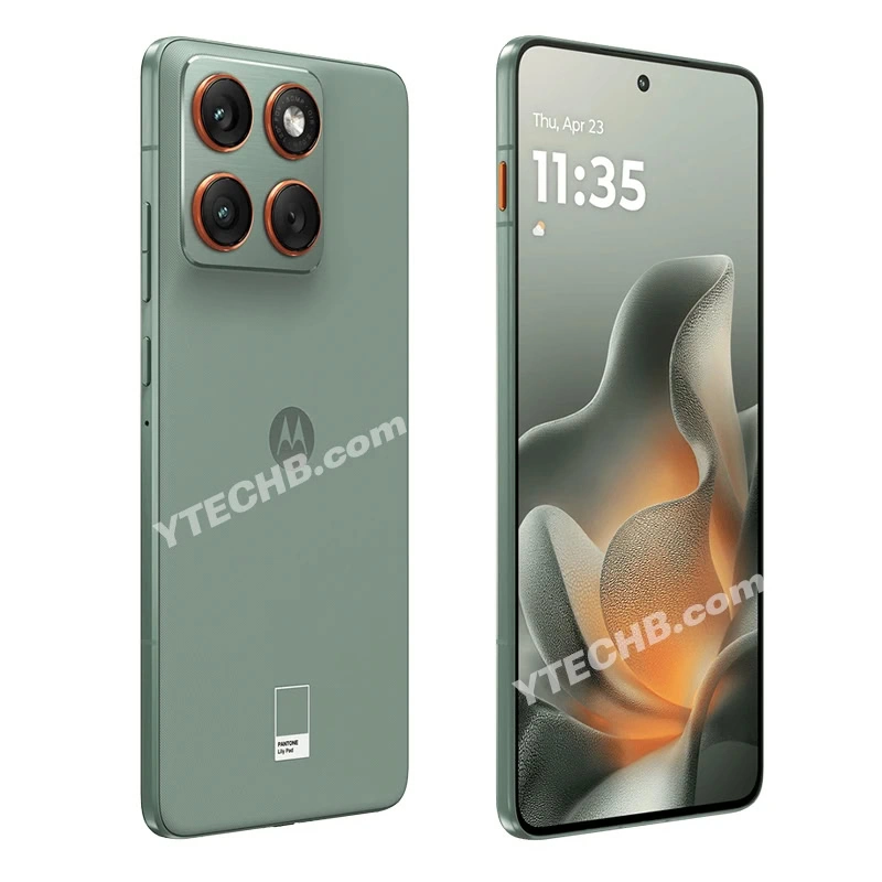 Motorola Edge 70 läcker ut i två snygga kulörer Motorola Edge 70 Lily Pad