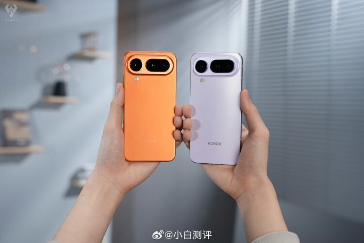 Honor Magic 8 Pro Air visas upp på bilder