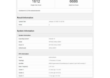 Infinix GT 50 Pro genom benchmark