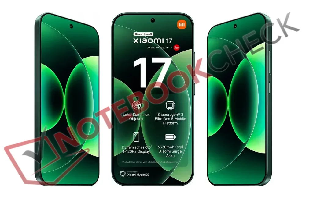 Xiaomi 17 eurozone pricing mid q82 w1363 h896