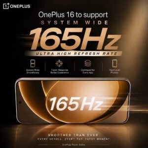 Rykte: OnePlus 16 kommer få stöd för 165Hz i hela systemet