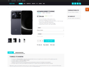 Här kan du köpa Honor Robot Phone till Sverige