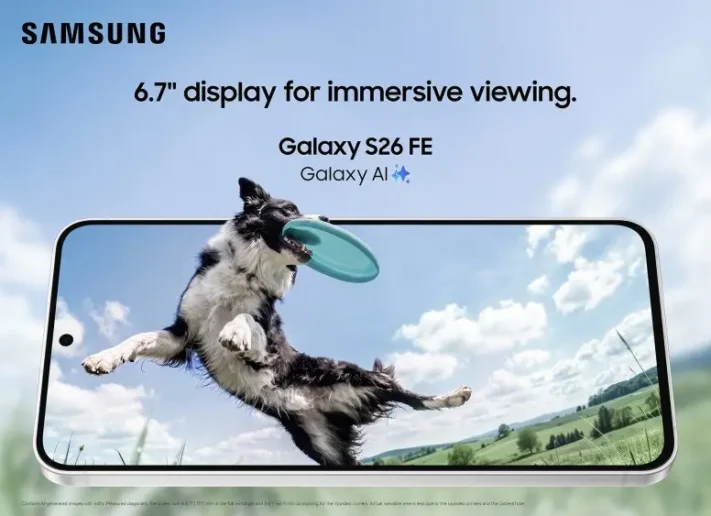 Samsung Galaxy S26 Fan Edition är officiell, kostar från 9490 kronor i Sverige